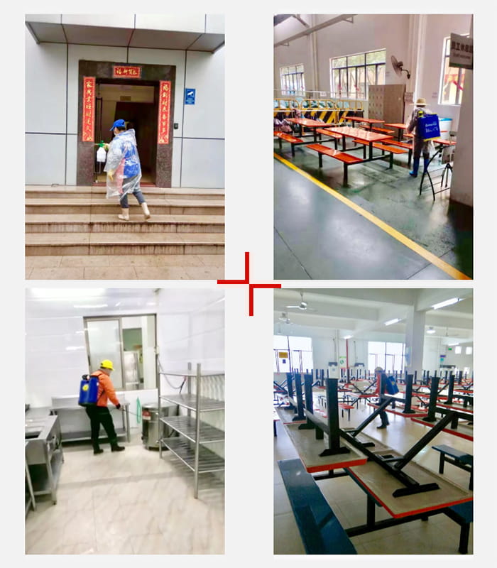 全面徹底的消毒工作