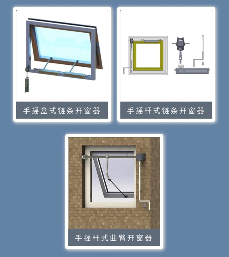 手搖開窗器類型 手搖開窗器類型