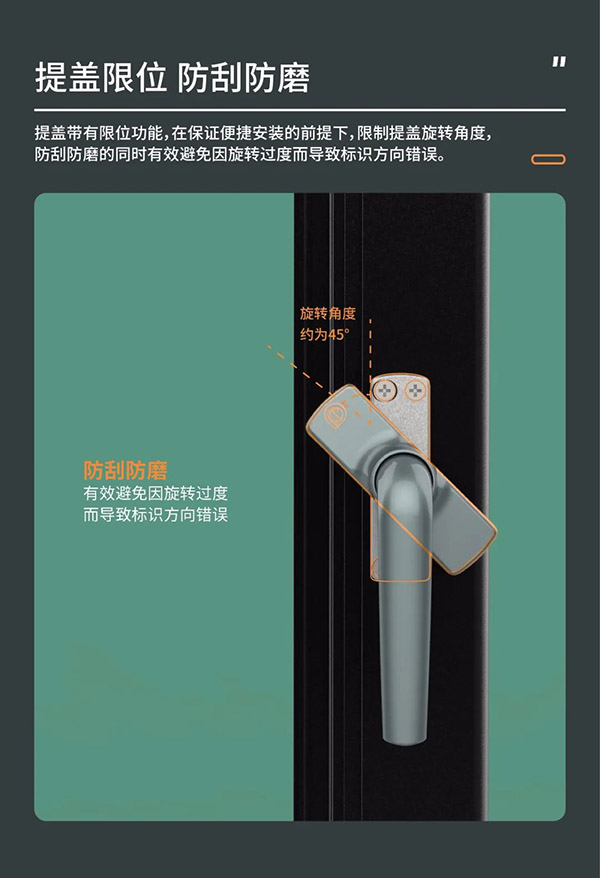 合和五金外開提蓋執手CZH96