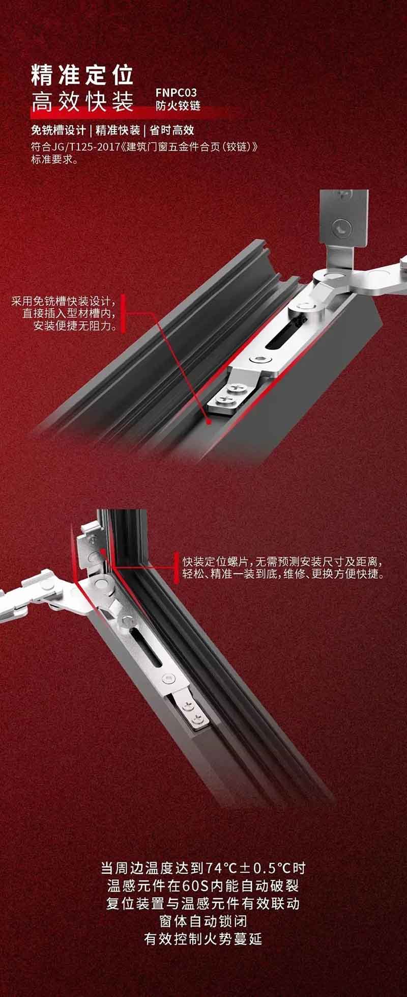 火災無情,防火先行|合和建筑五金防火窗五金系統推介